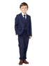 Stylish Slim Fit 5 Pieces Jacket Vest Pants Suit for Boys, Sizes 8-20 - SophiasStyle.com